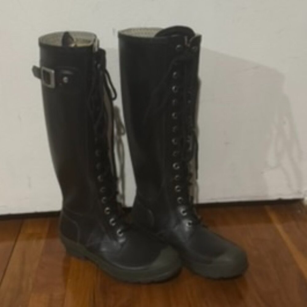 Hunter Watling Tall Lace-up Rain Boots